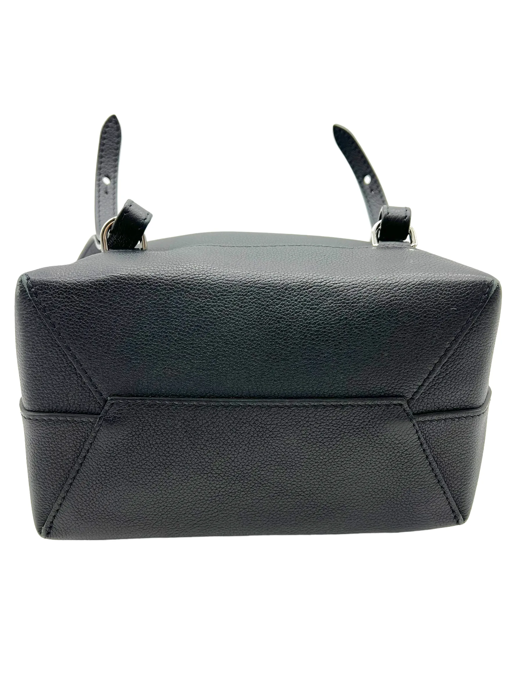 Louis Vuitton Black Calfskin Lockme Backpack Handbag