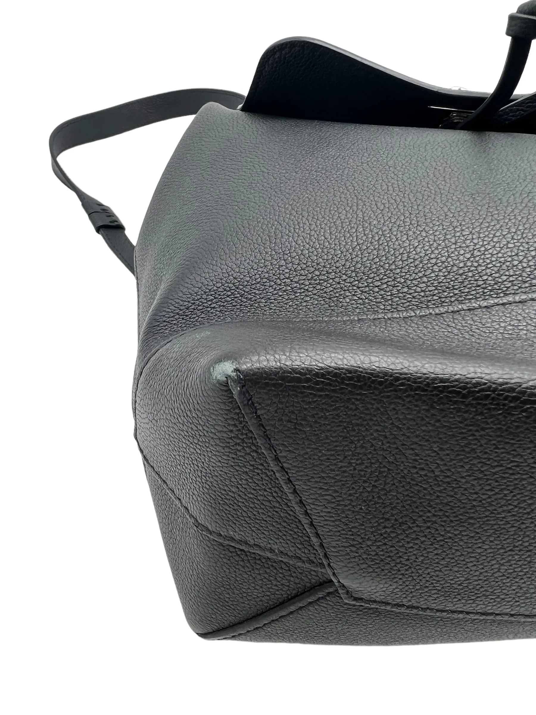 Louis Vuitton Black Calfskin Lockme Backpack Handbag