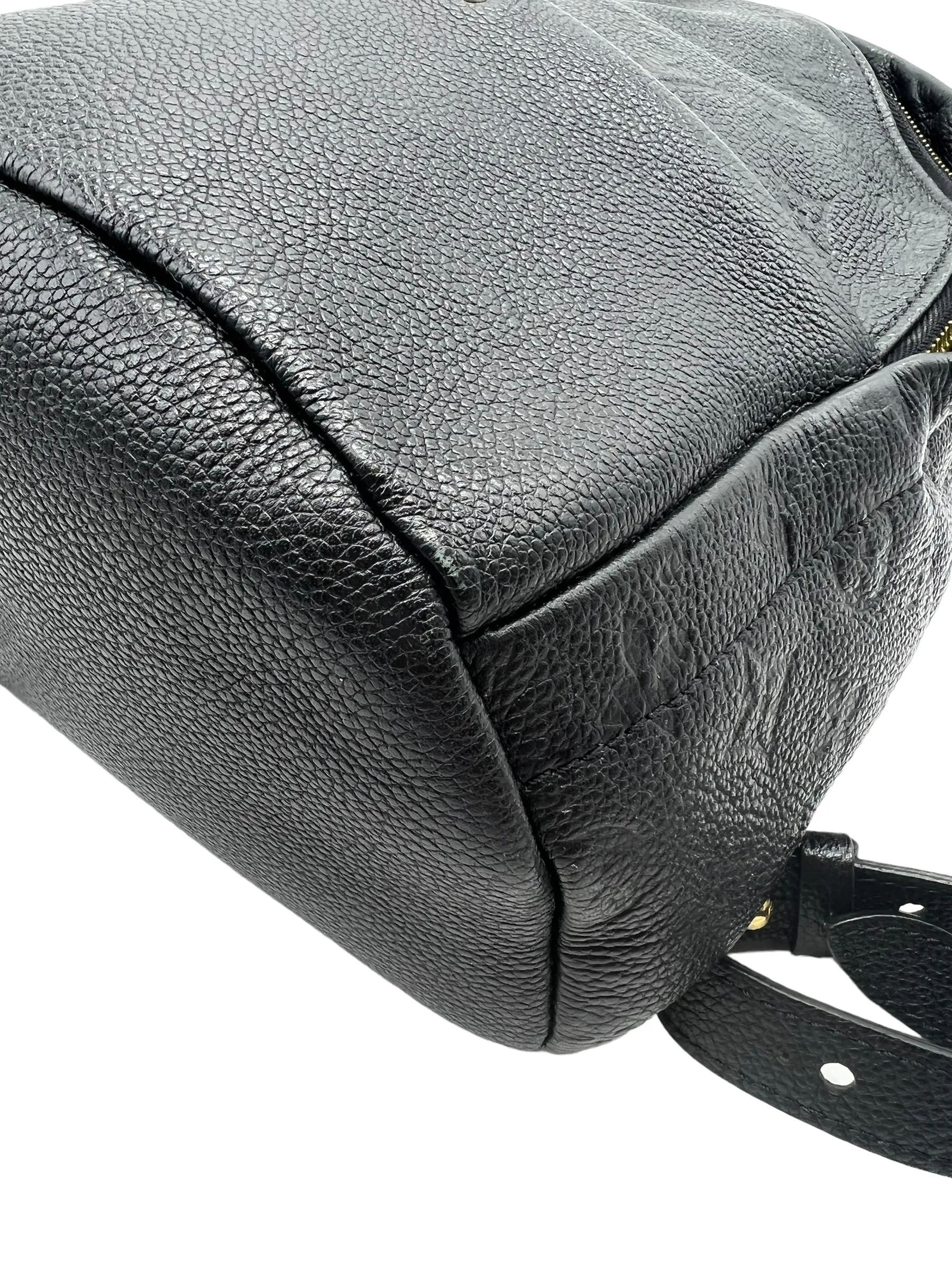 Louis Vuitton Black Empreinte Leather Sorbonne Backpack