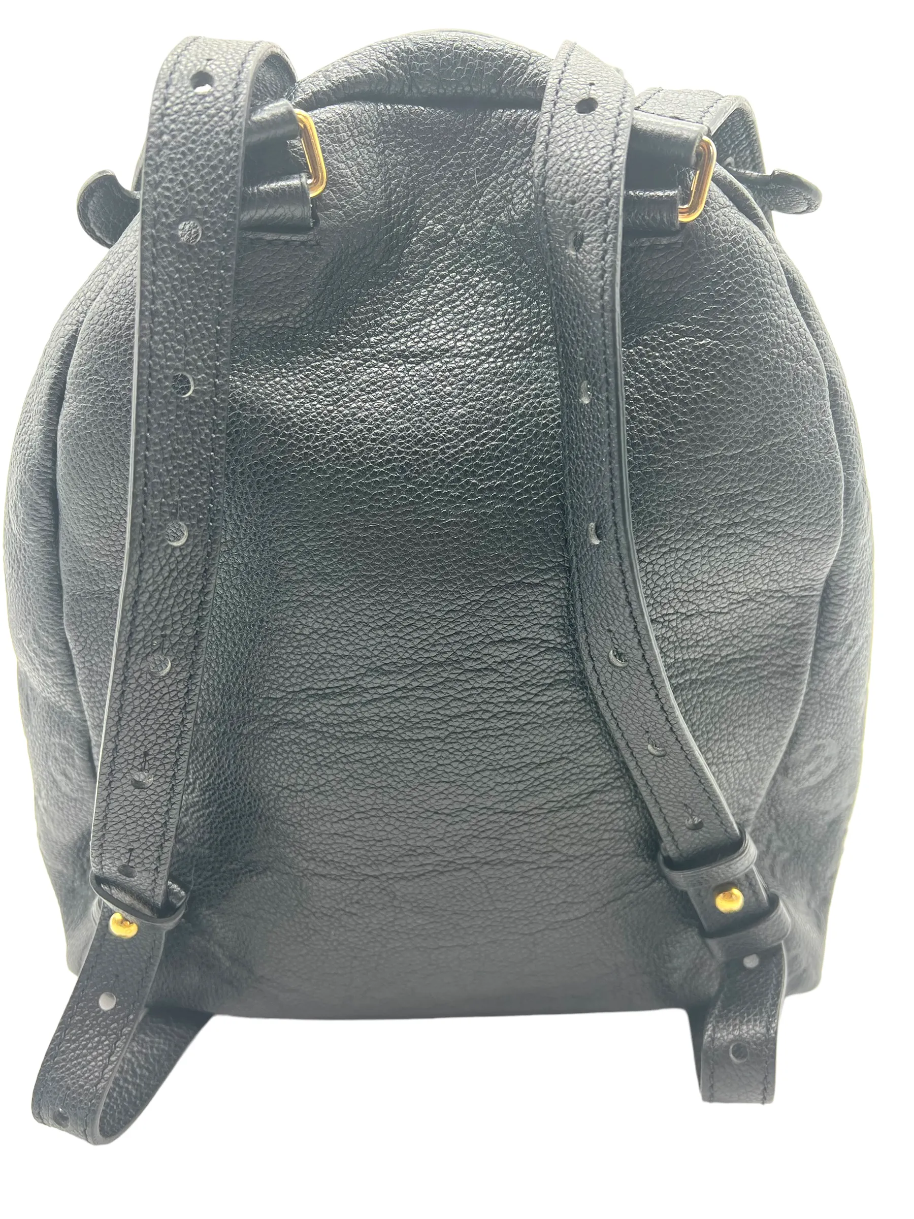 Louis Vuitton Black Empreinte Leather Sorbonne Backpack