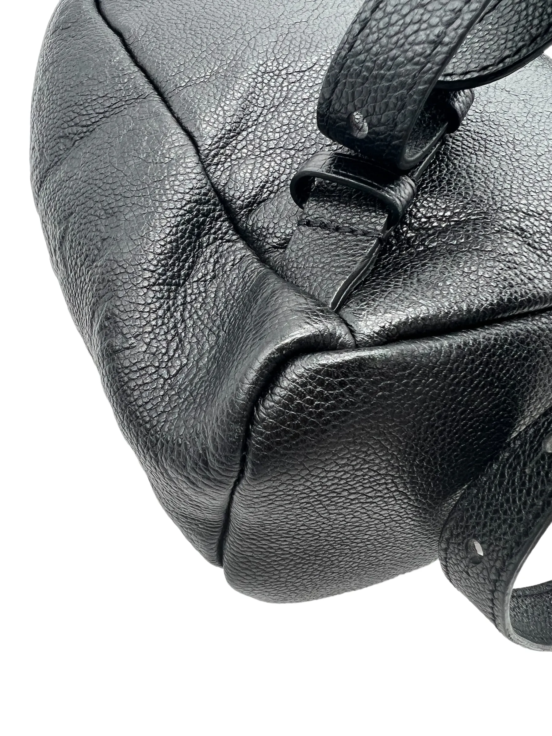Louis Vuitton Black Empreinte Leather Sorbonne Backpack