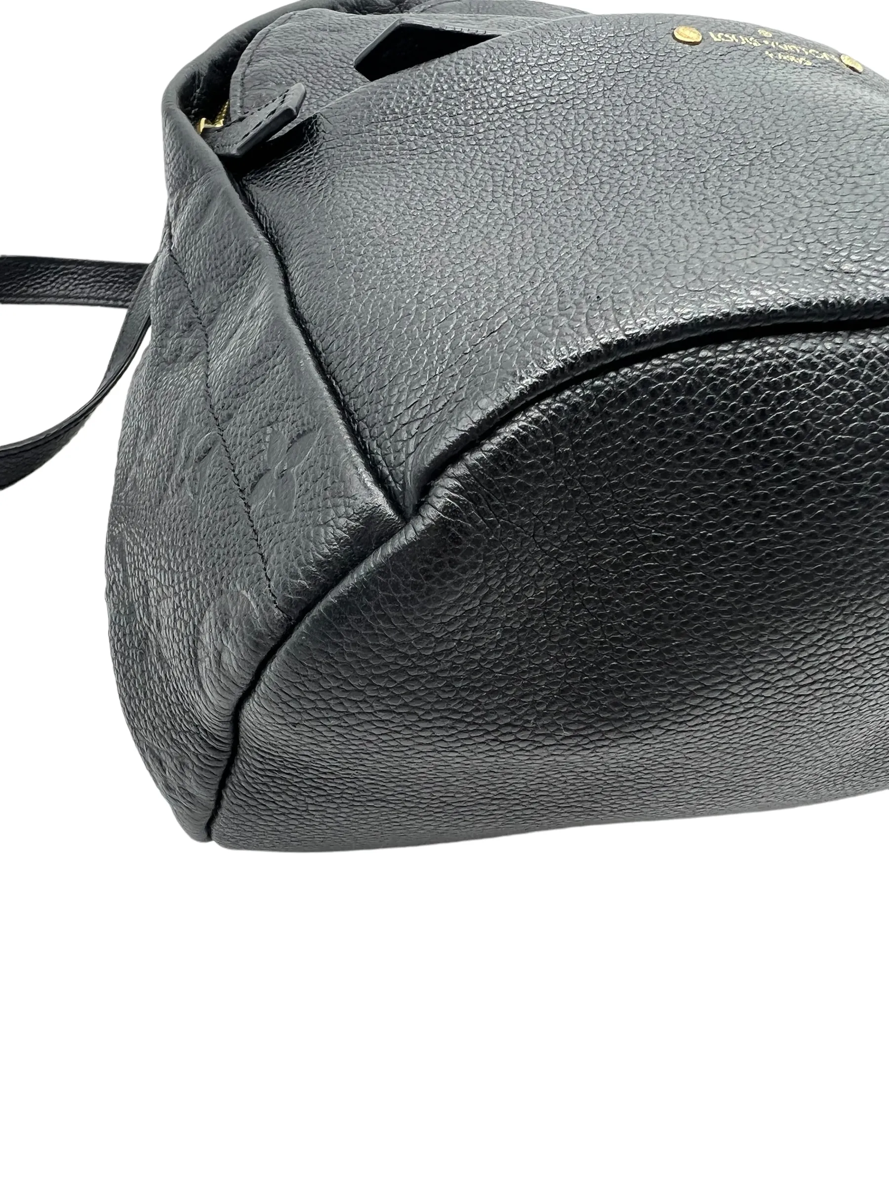 Louis Vuitton Black Empreinte Leather Sorbonne Backpack