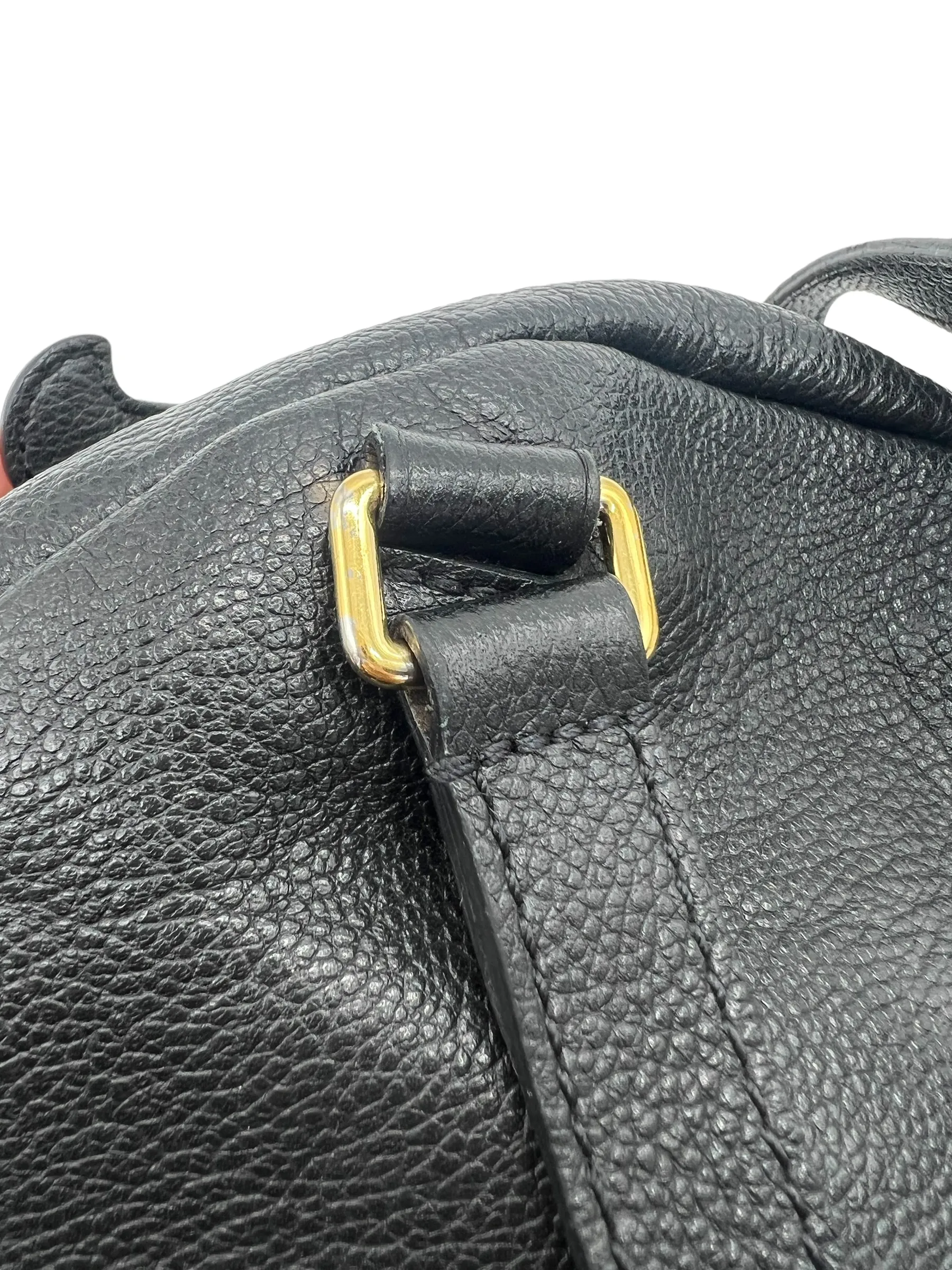 Louis Vuitton Black Empreinte Leather Sorbonne Backpack