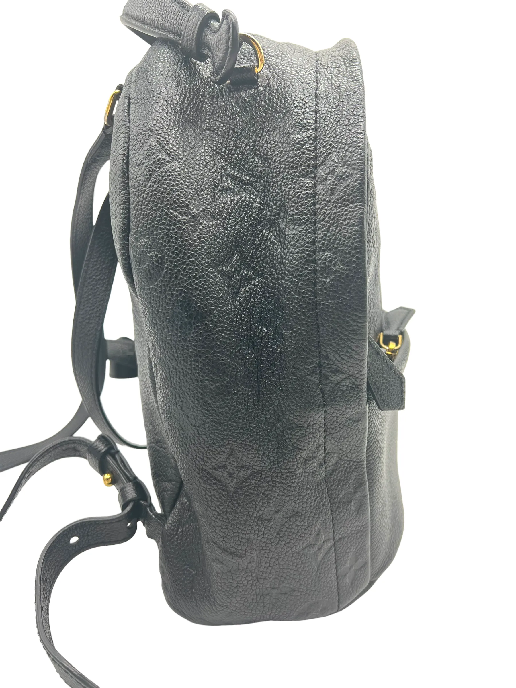Louis Vuitton Black Empreinte Leather Sorbonne Backpack