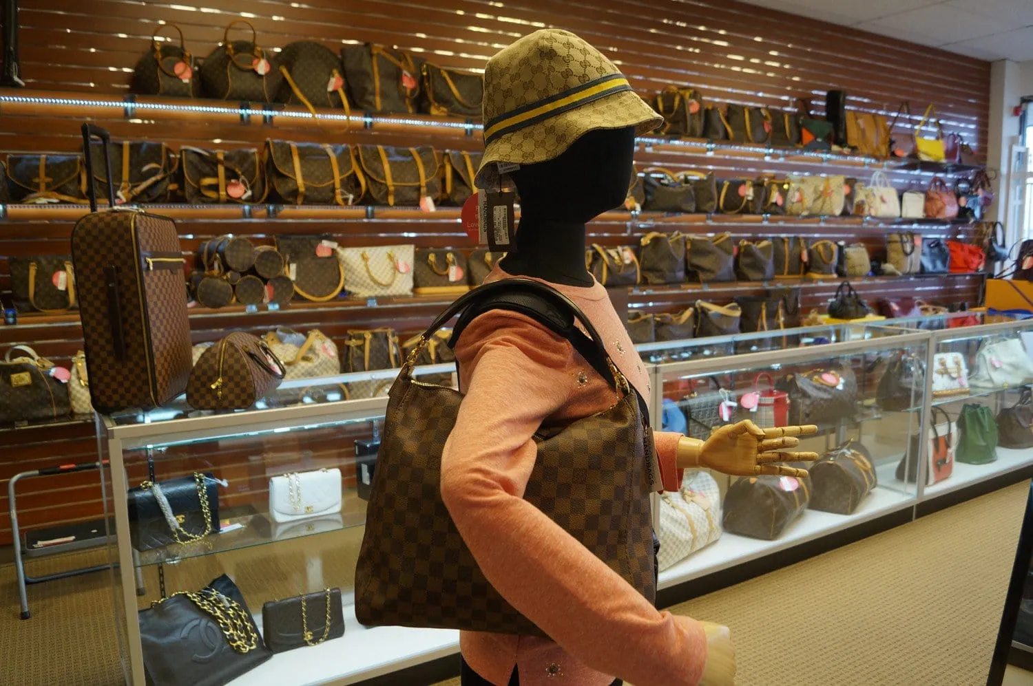 LOUIS VUITTON Damier Ebene Portobello Shoulder Handbag