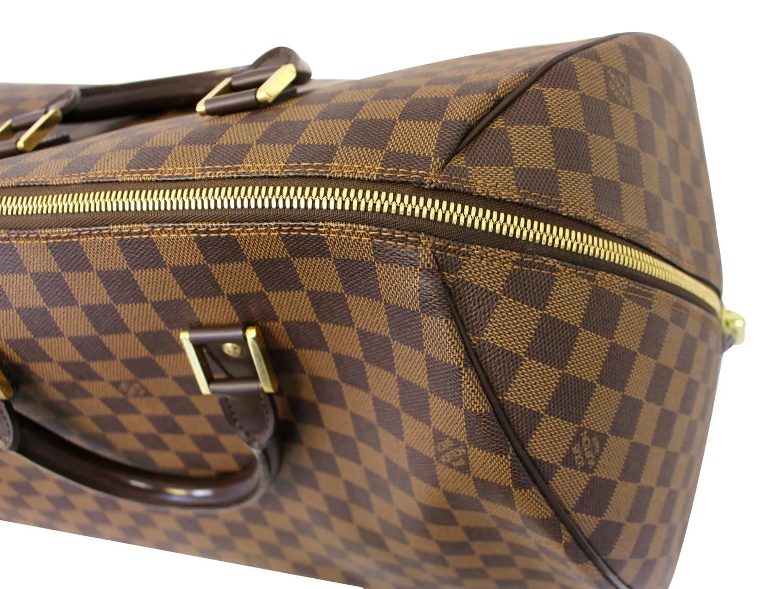 LOUIS VUITTON Damier Ebene Ribera GM Satchel Bag