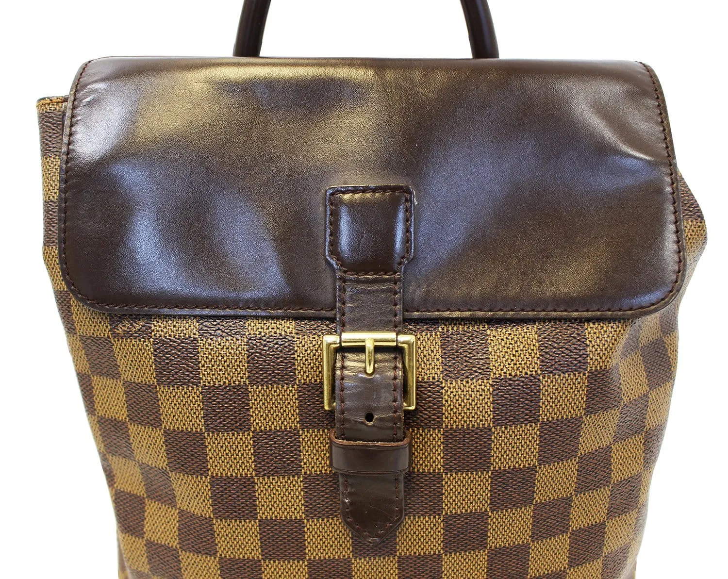 LOUIS VUITTON Damier Ebene SOHO Backpack Bag