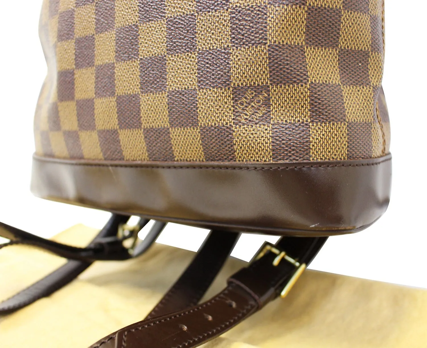 LOUIS VUITTON Damier Ebene SOHO Backpack Bag