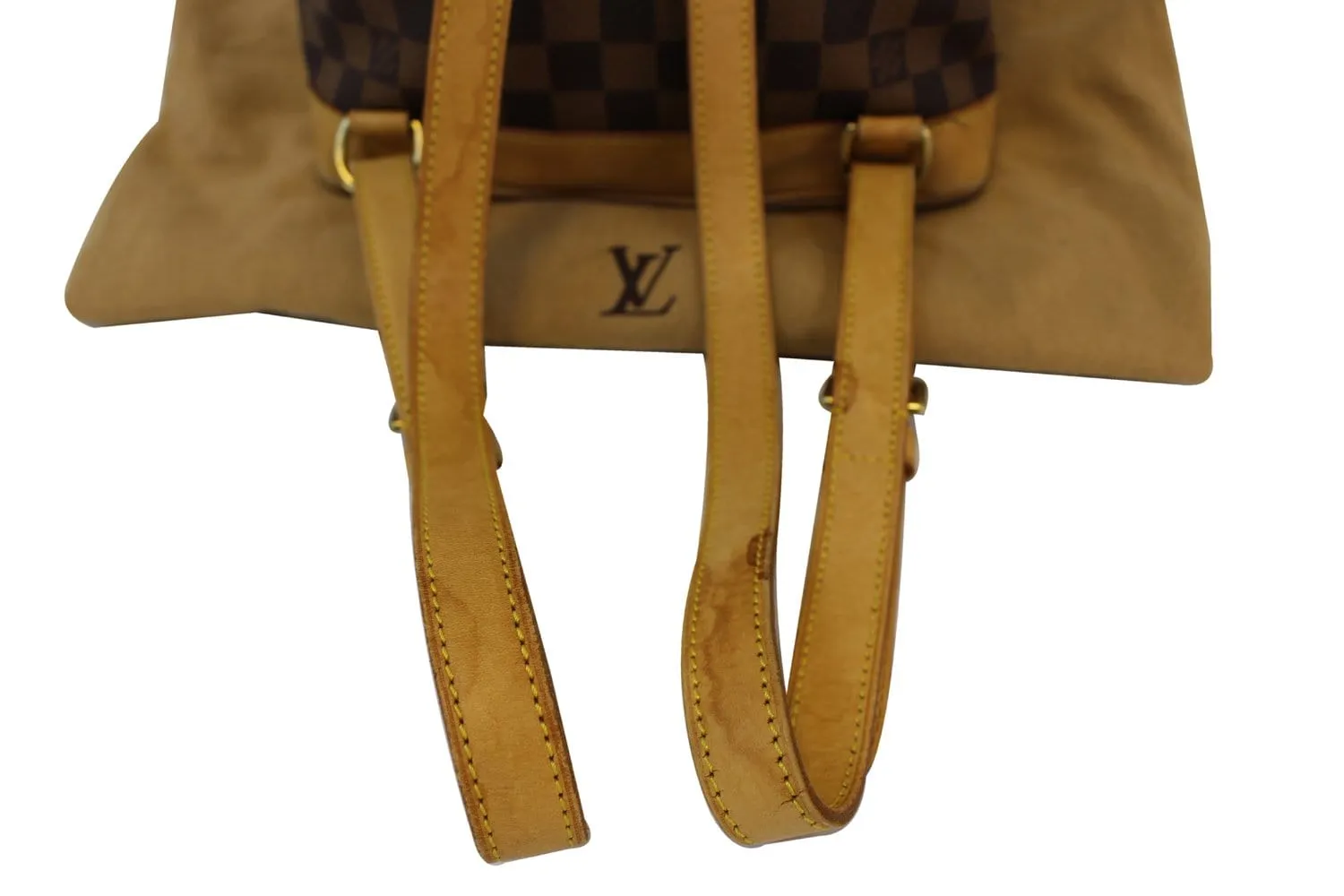 LOUIS VUITTON Damier Ebene Soho Backpack Bag