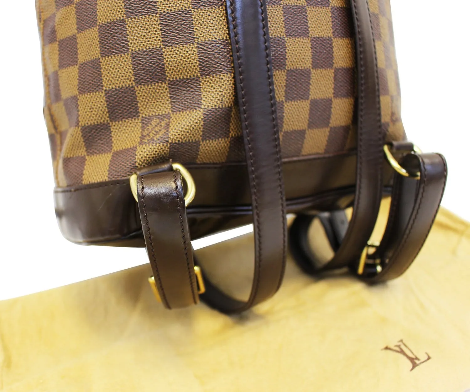 LOUIS VUITTON Damier Ebene SOHO Backpack Bag