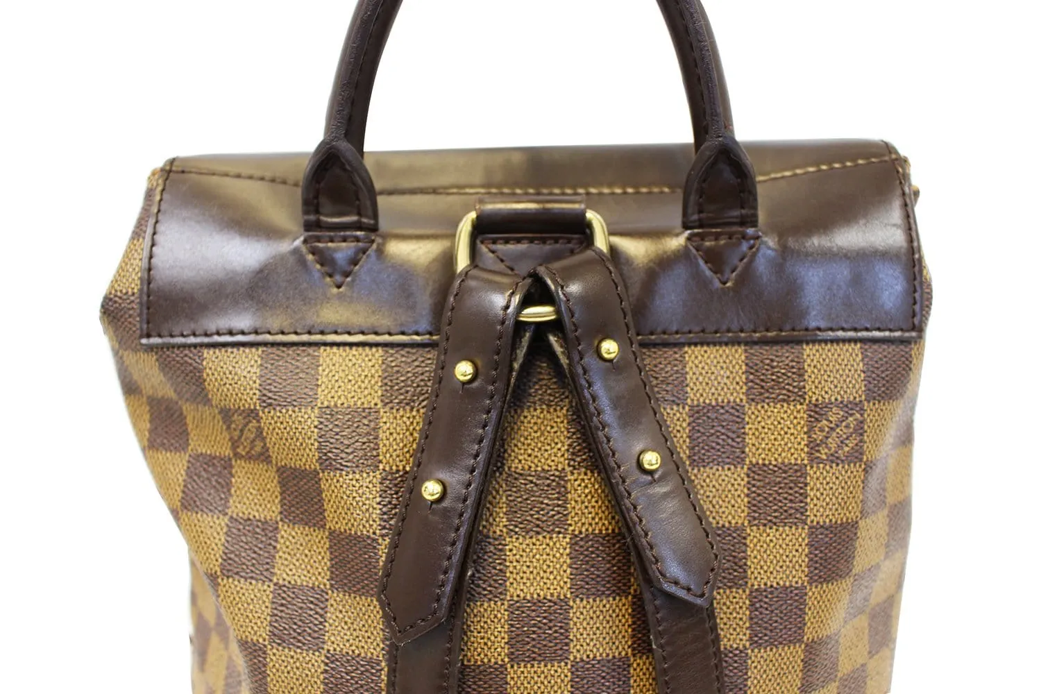 LOUIS VUITTON Damier Ebene SOHO Backpack Bag