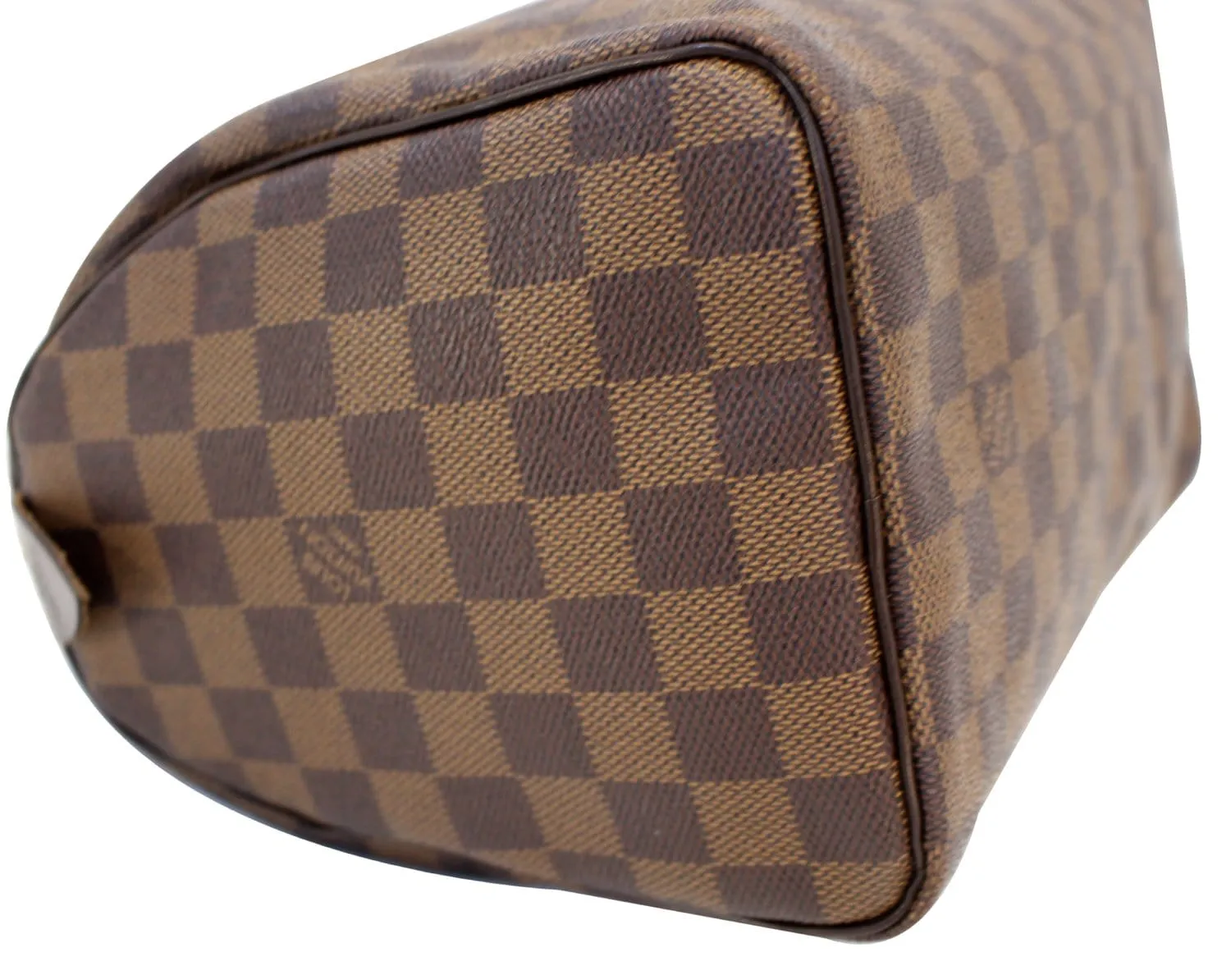 LOUIS VUITTON Damier Ebene Speedy 25 Handbag