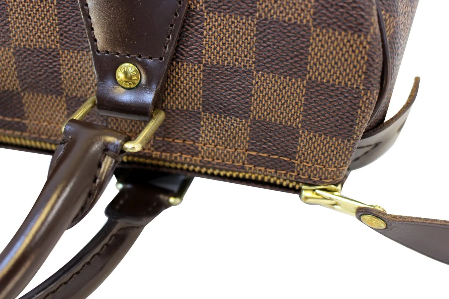 LOUIS VUITTON Damier Ebene Speedy 25 Handbag