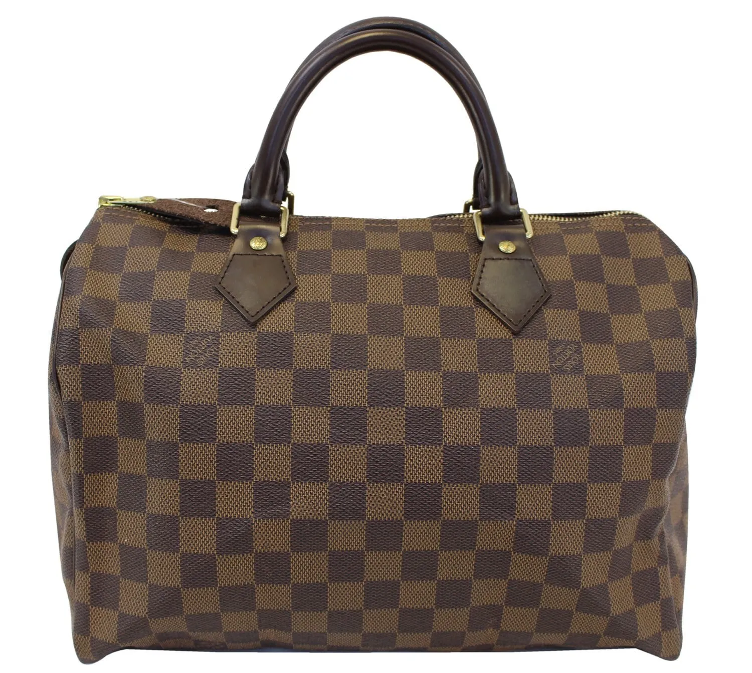 LOUIS VUITTON Damier Ebene Speedy 30 Satchel Bag