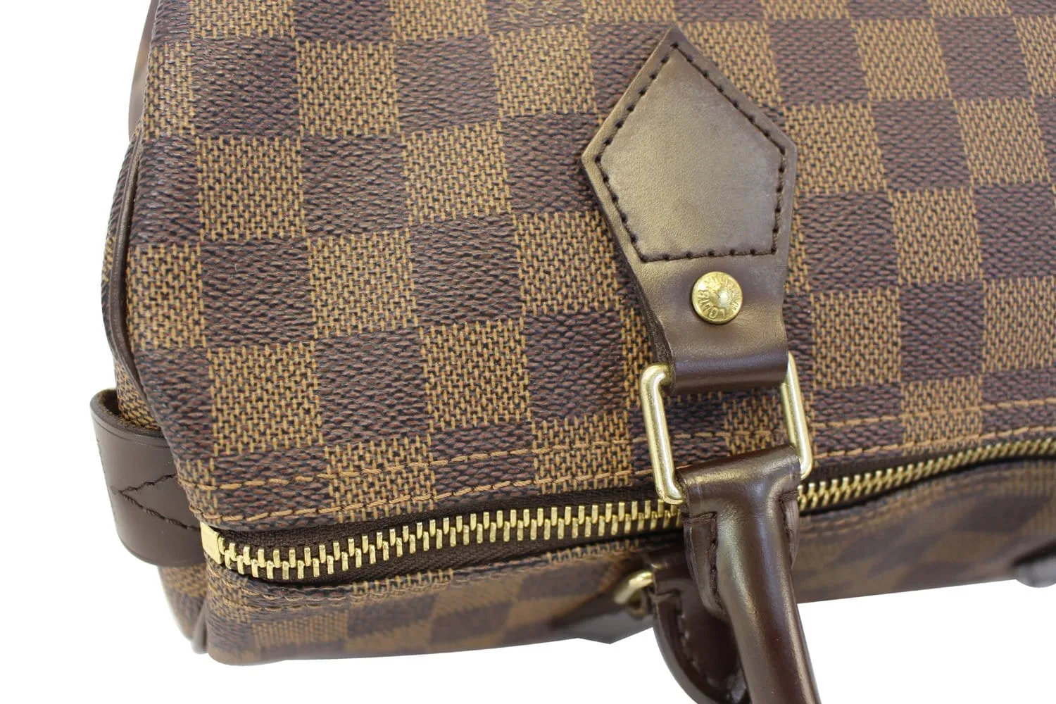 LOUIS VUITTON Damier Ebene Speedy 30 Satchel Bag