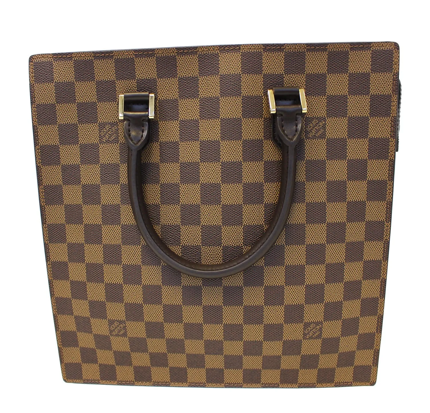 LOUIS VUITTON Damier Ebene Venice Sac Plat Handbag