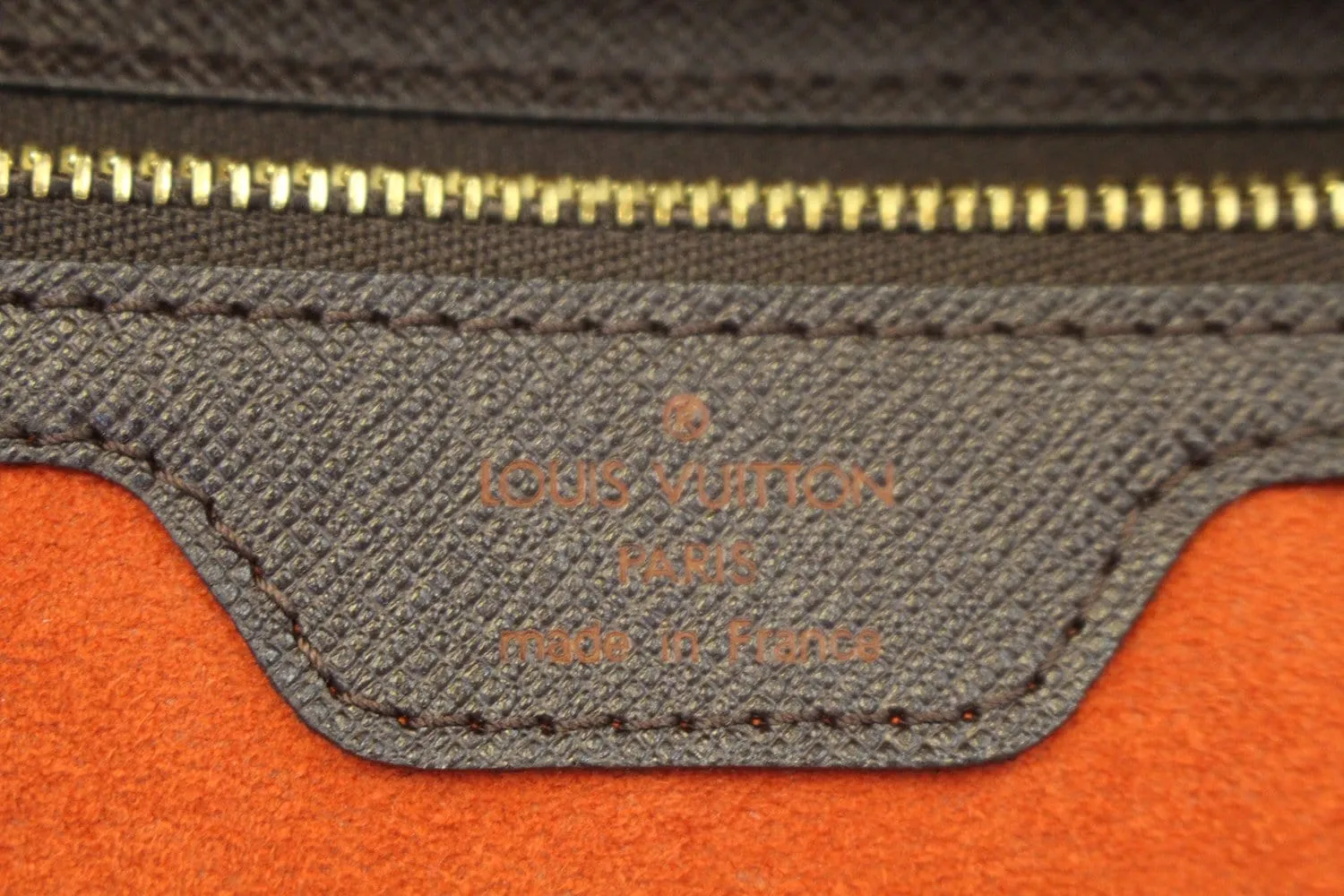 LOUIS VUITTON Damier Ebene Venice Sac Plat Handbag