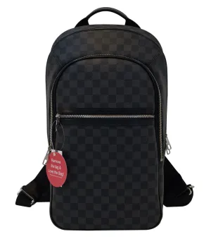 LOUIS VUITTON Damier Graphite Michael Backpack Bag