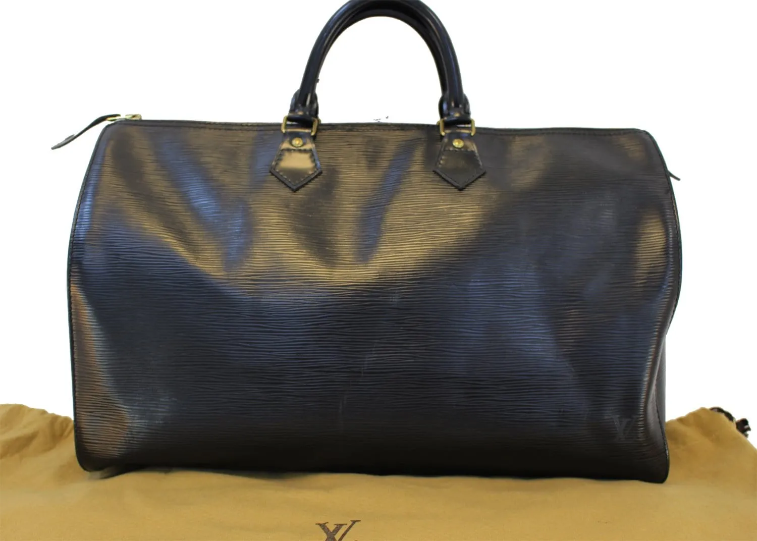 LOUIS VUITTON Epi Leather Black Speedy 40 Handbag