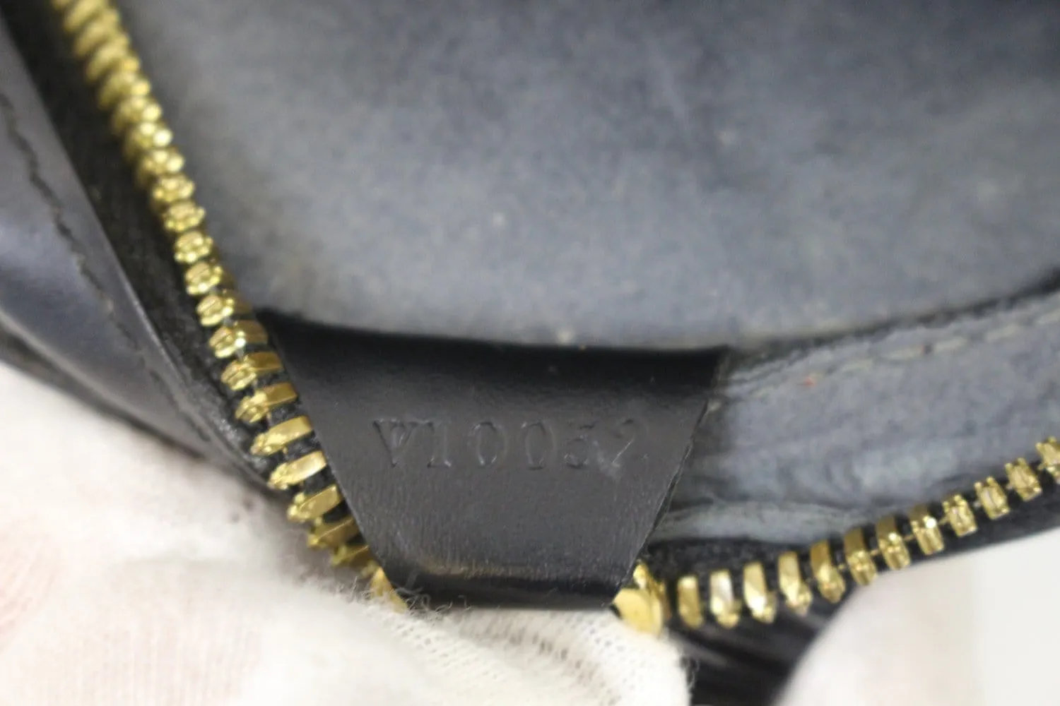 LOUIS VUITTON Epi Leather Mabillon Backpack Black