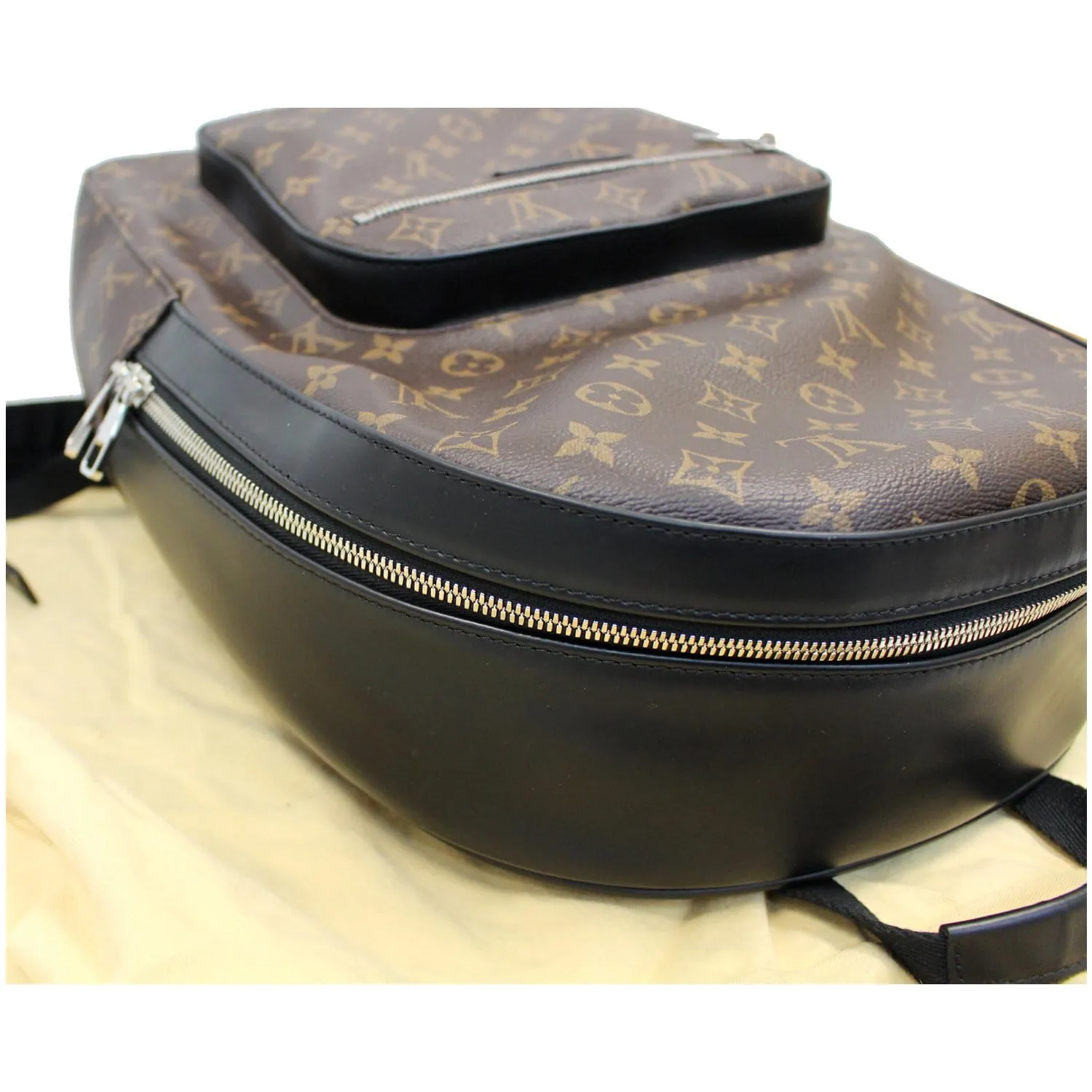 LOUIS VUITTON Josh Monogram Canvas Backpack Bag Brown
