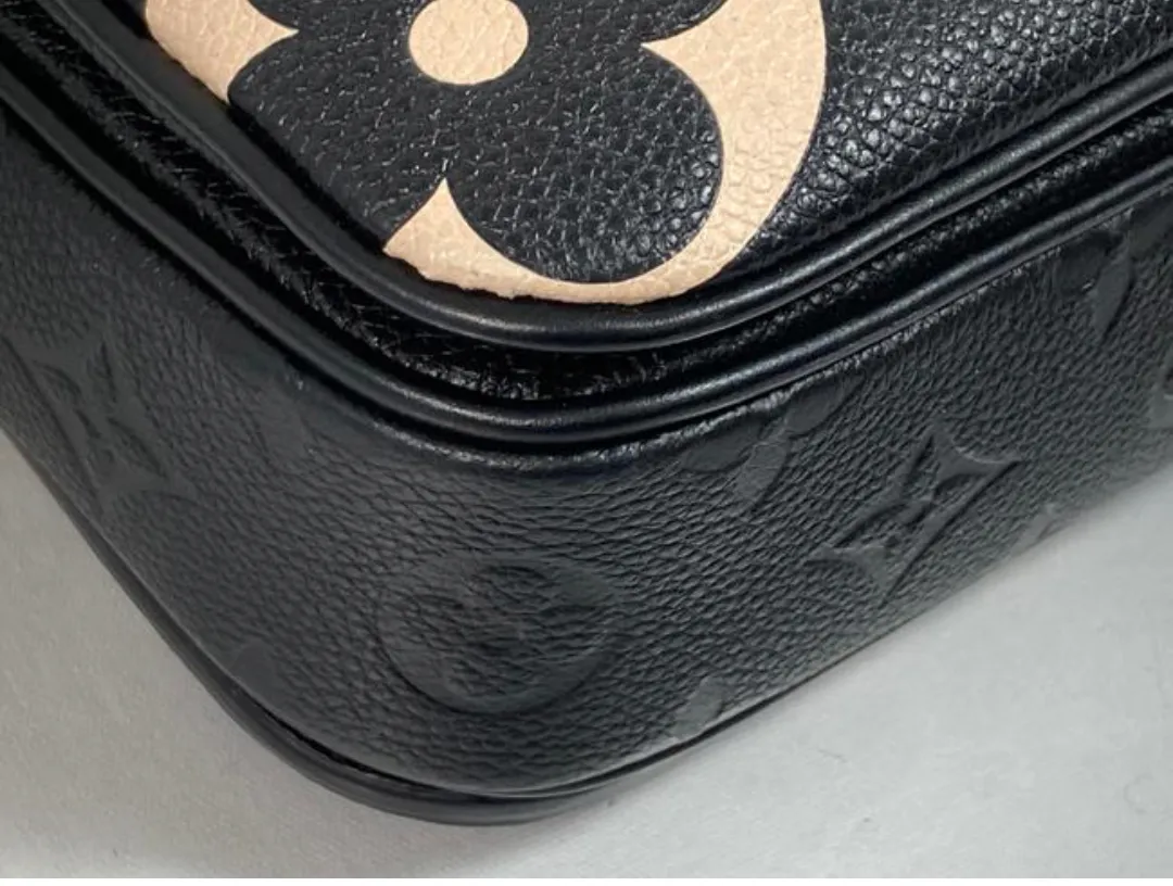 Louis Vuitton Limited Edition Crafty Monogram Metis in Black