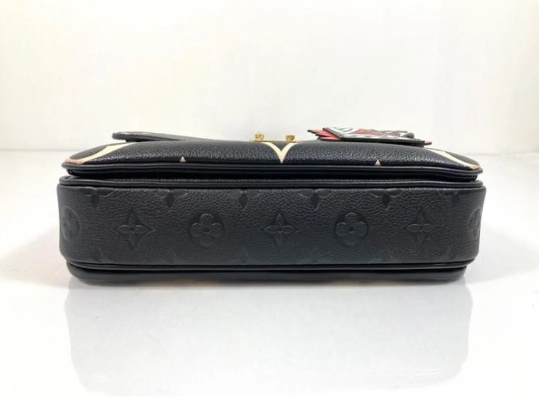 Louis Vuitton Limited Edition Crafty Monogram Metis in Black