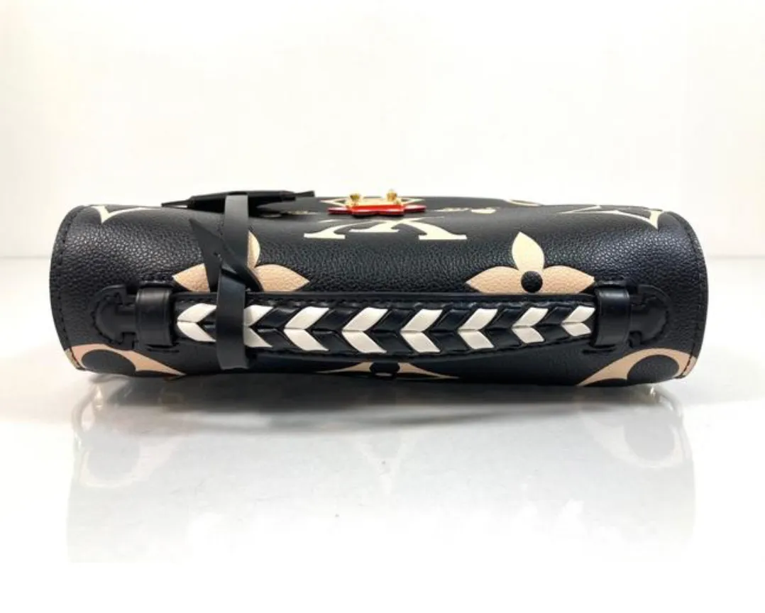 Louis Vuitton Limited Edition Crafty Monogram Metis in Black