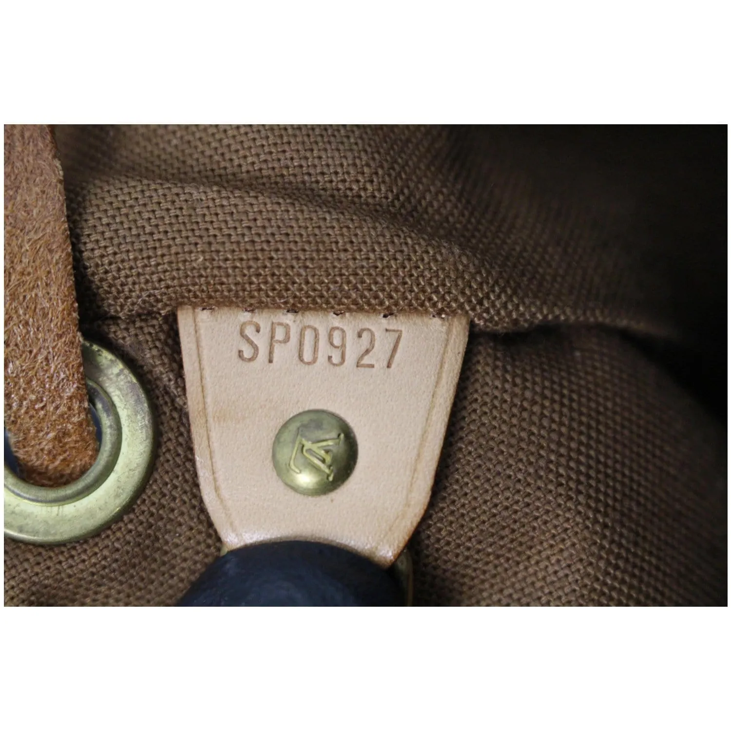 LOUIS VUITTON Mini Montsouris Monogram Canvas Backpack Bag Brown