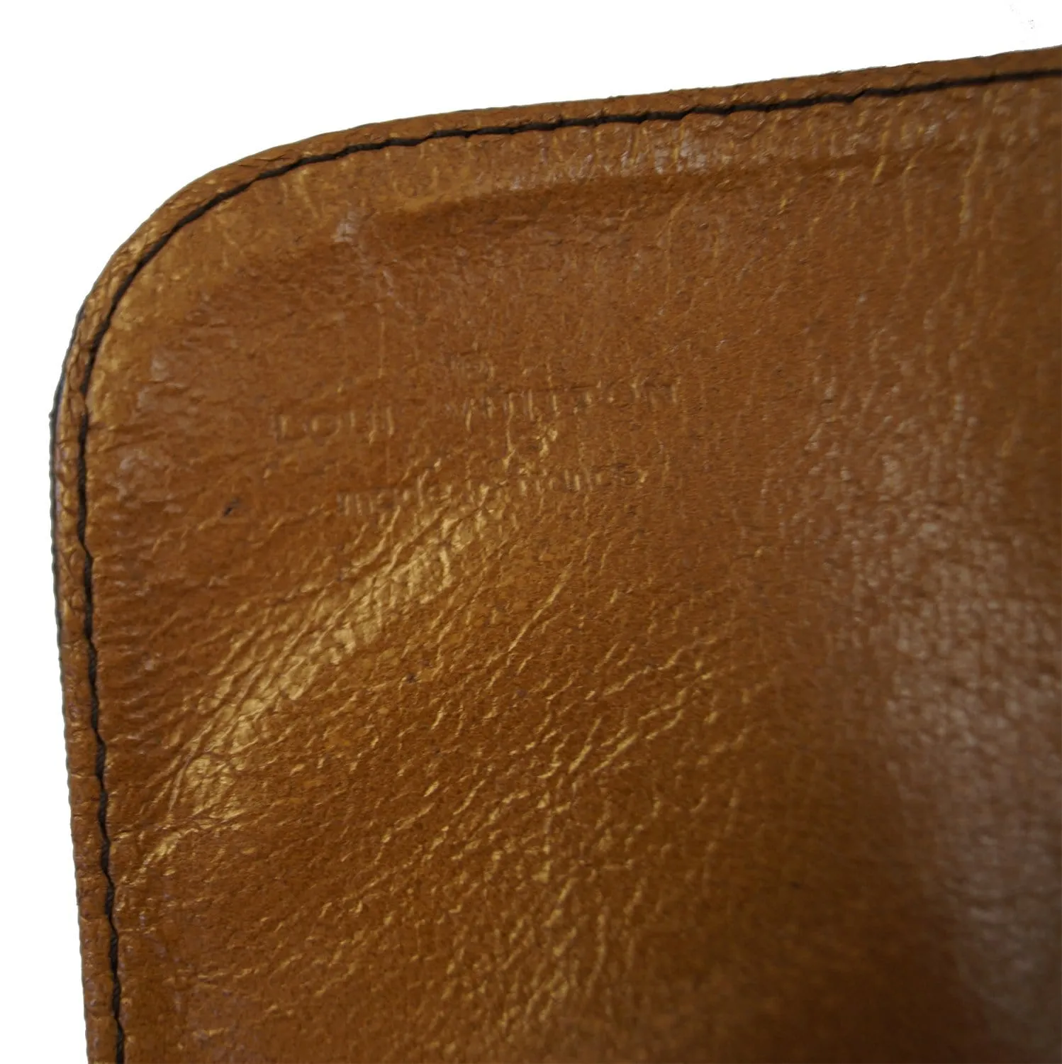 LOUIS VUITTON Monogram Brown Cartouchiere MM Messenger Bag