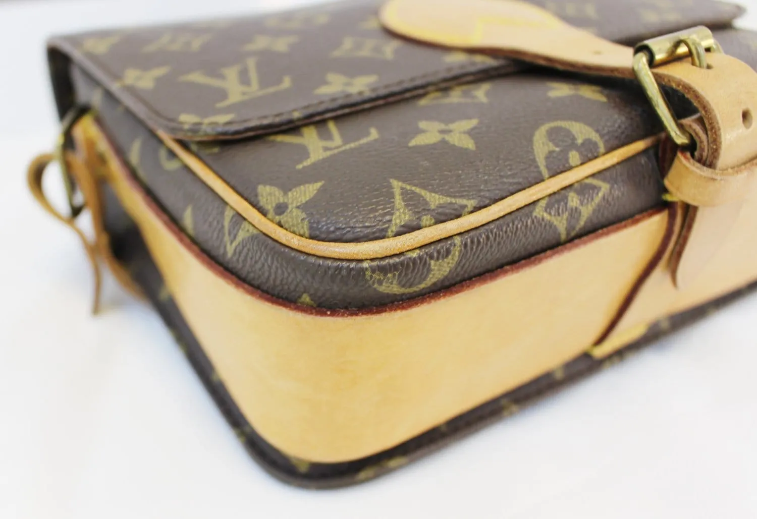 LOUIS VUITTON Monogram Canvas Cartouchiere MM Bag