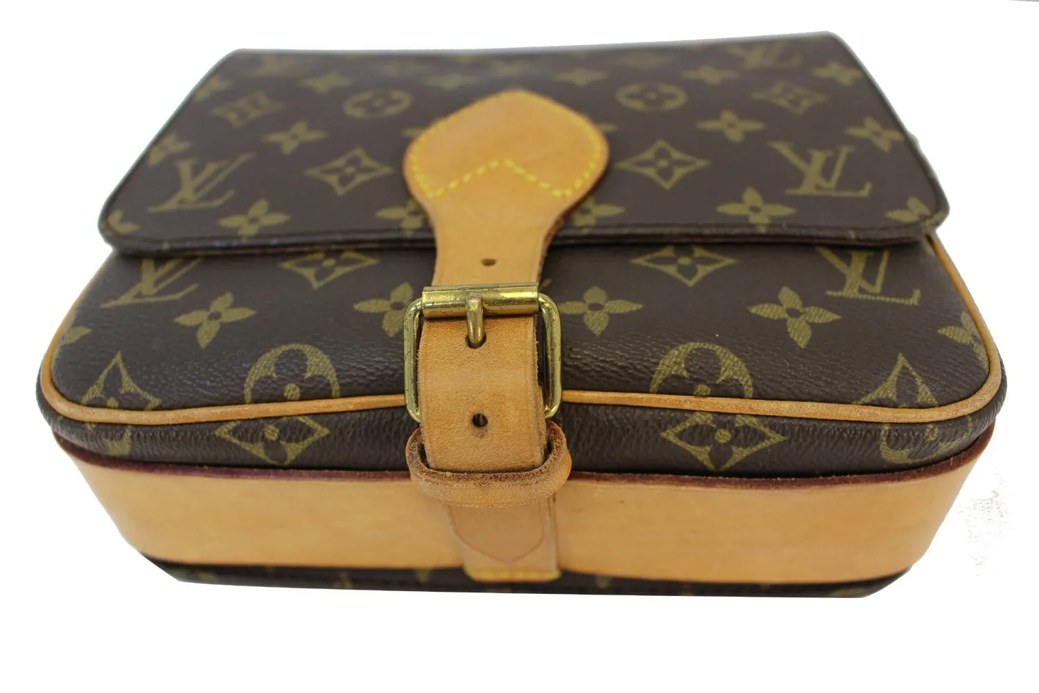 LOUIS VUITTON Monogram Canvas Cartouchiere MM Bag