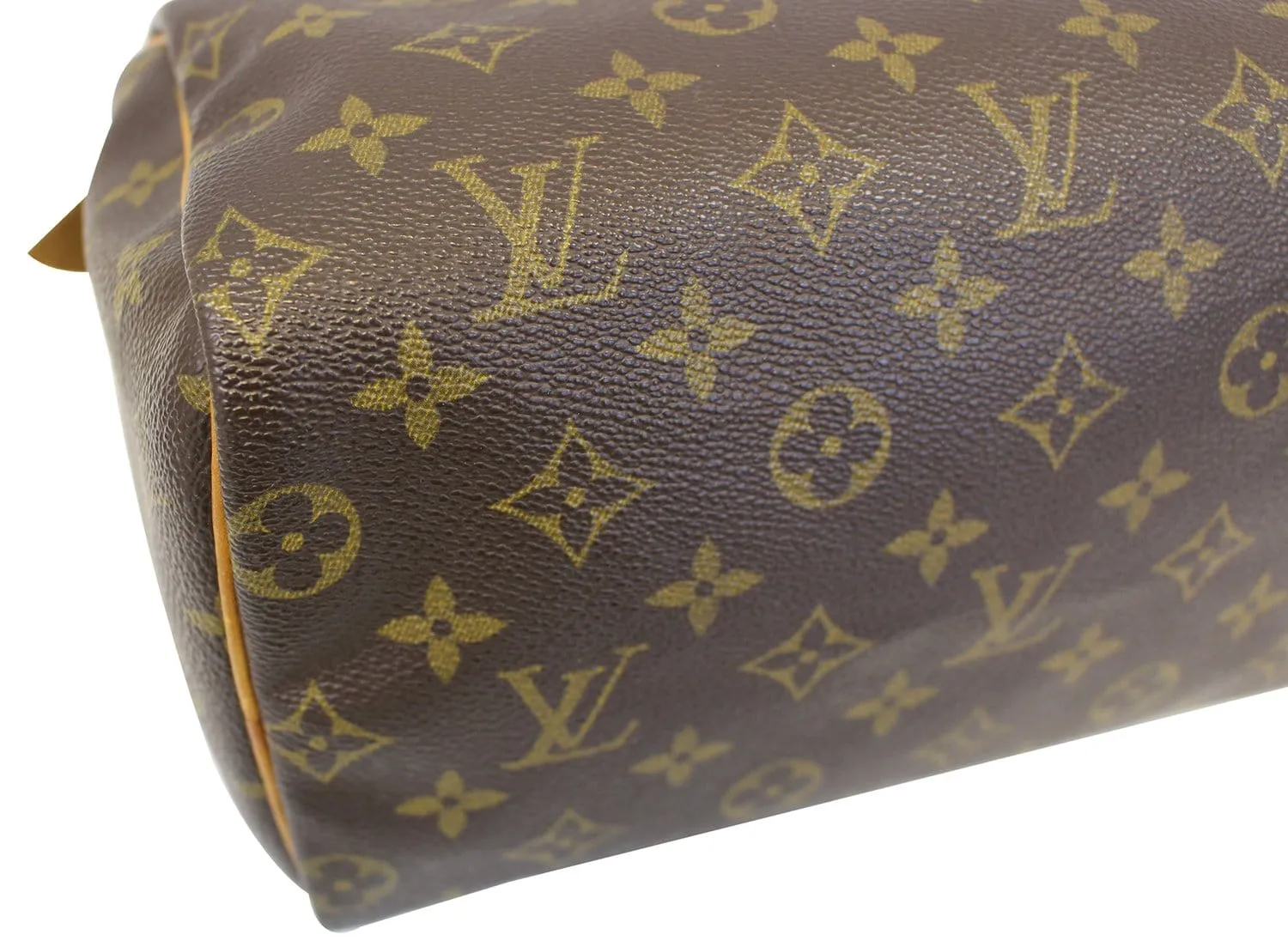 LOUIS VUITTON Monogram Canvas Speedy 25 Brown Satchel Bag