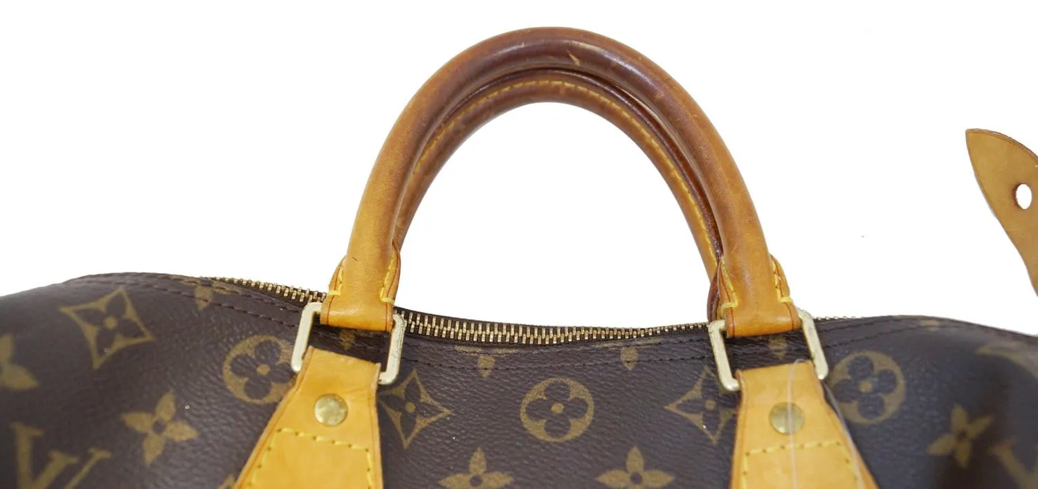 LOUIS VUITTON Monogram Canvas Speedy 30 Satchel Bag