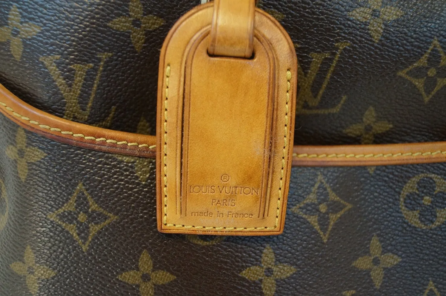 LOUIS VUITTON Monogram Deauville Boston Travel HandBag