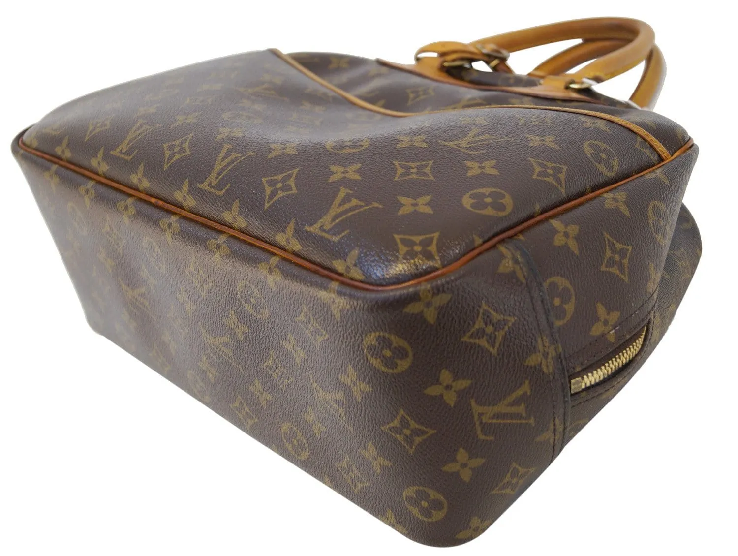 LOUIS VUITTON Monogram Deauville Boston Travel HandBag