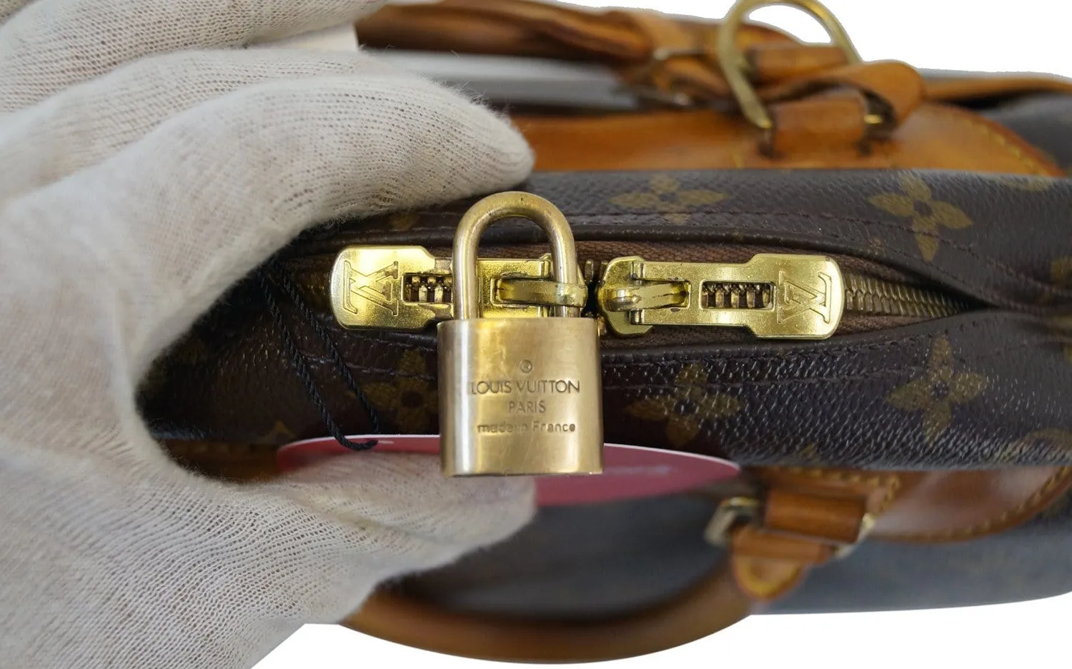 LOUIS VUITTON Monogram Deauville Boston Travel HandBag