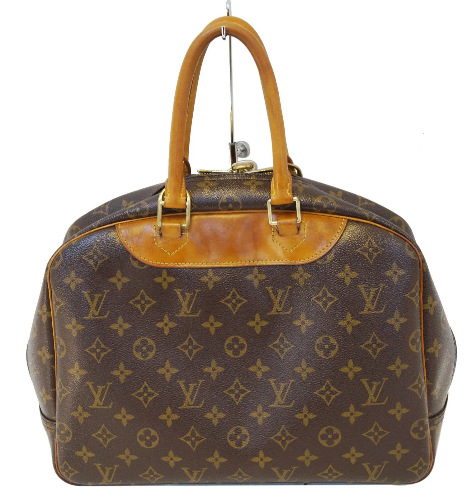 LOUIS VUITTON Monogram Deauville Boston Travel HandBag