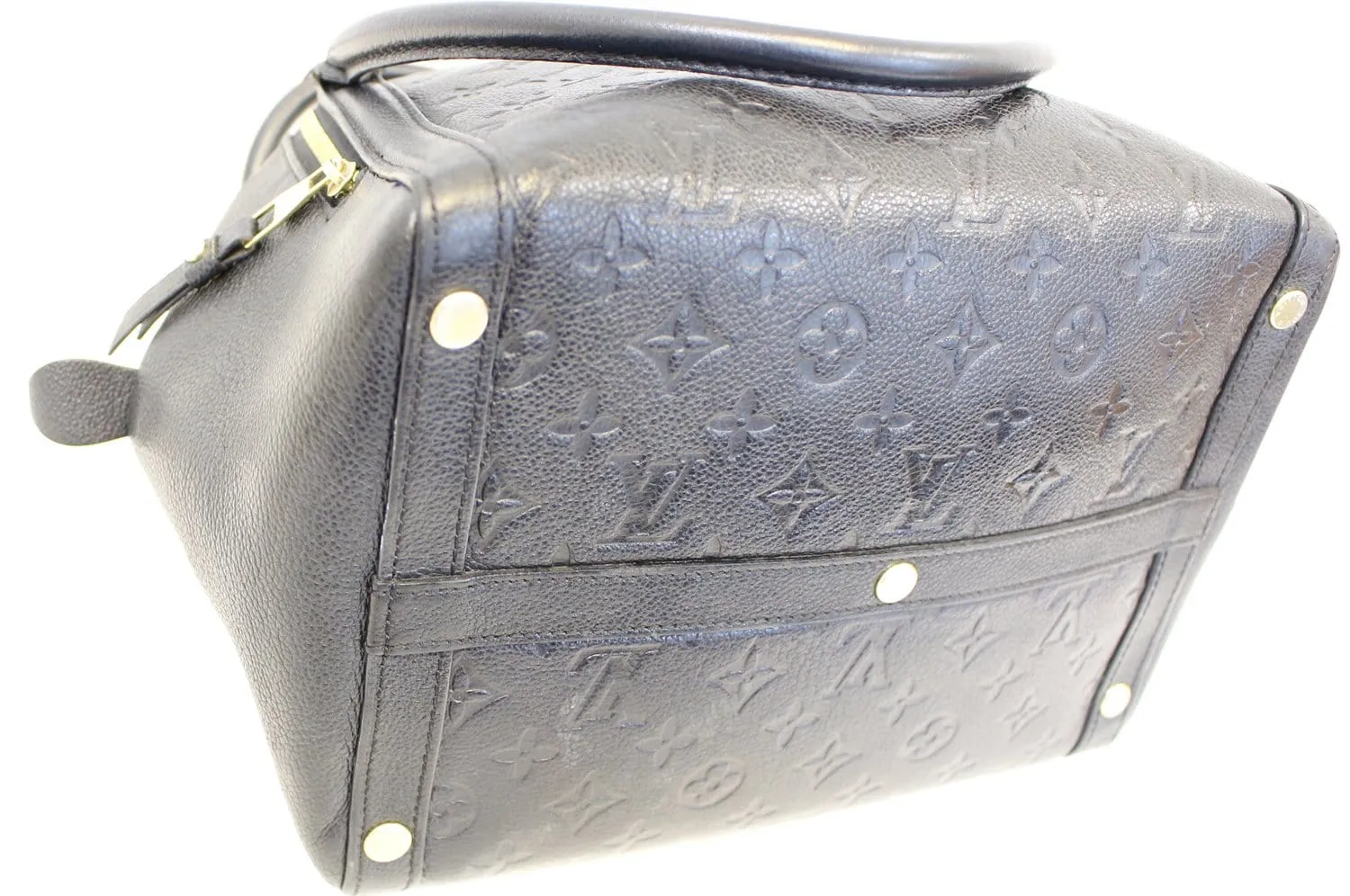 LOUIS VUITTON Monogram Empreinte Marais MM Satchel Bag