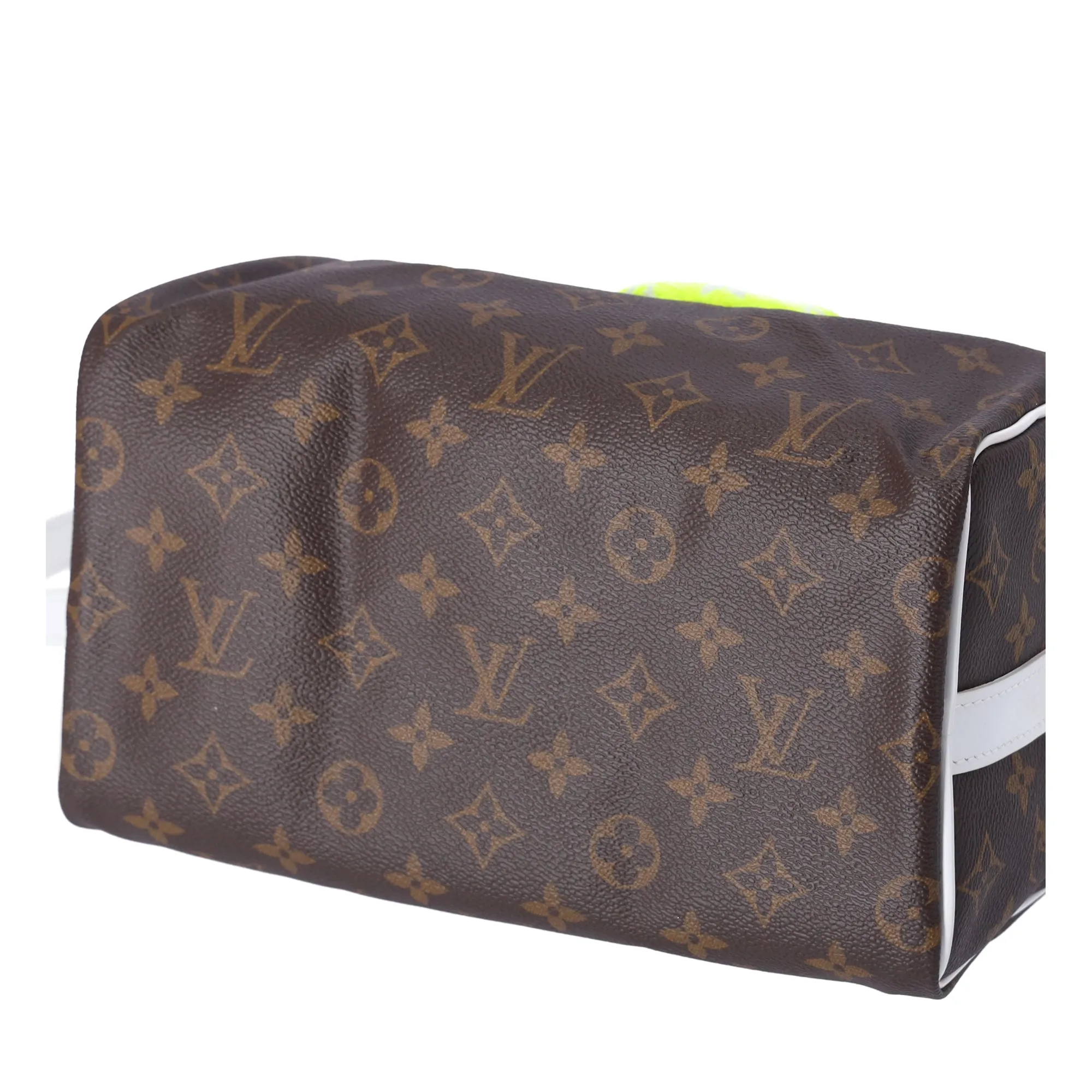 Louis Vuitton Monogram Match Speedy 25 Bandouliere Satchel Tennis Pouch