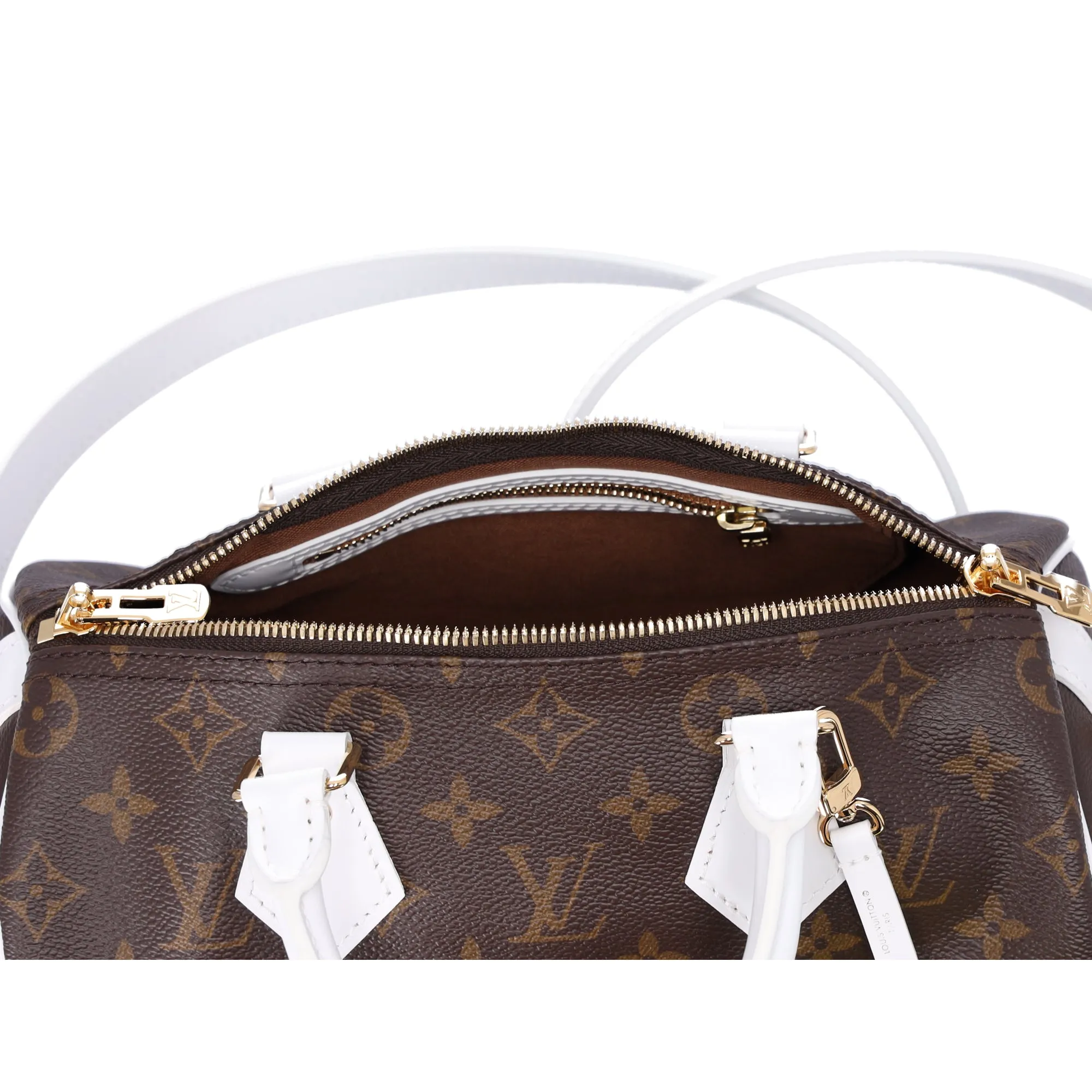 Louis Vuitton Monogram Match Speedy 25 Bandouliere Satchel Tennis Pouch
