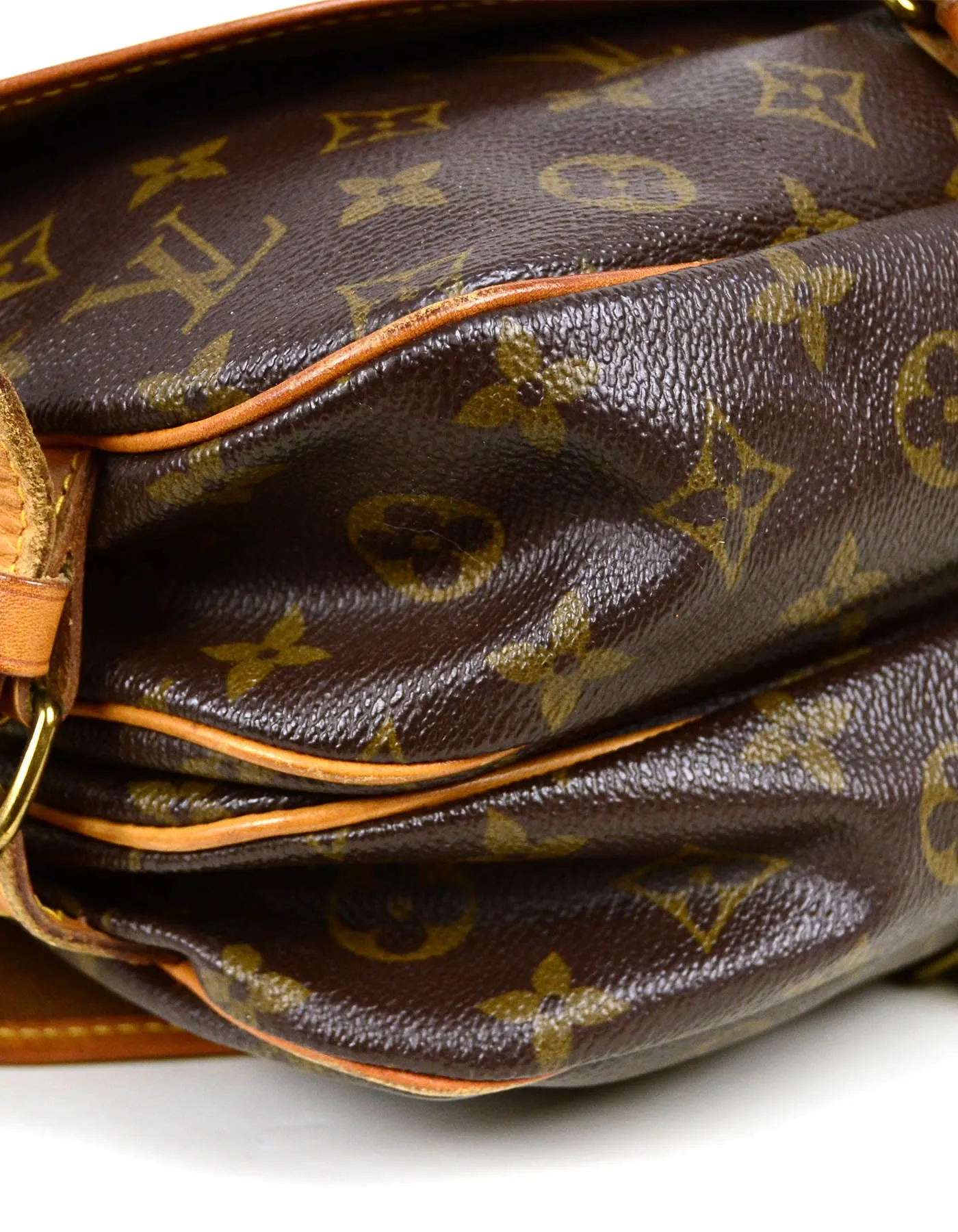 Louis Vuitton Monogram Saumur 30 Double Saddle Messenger Bag