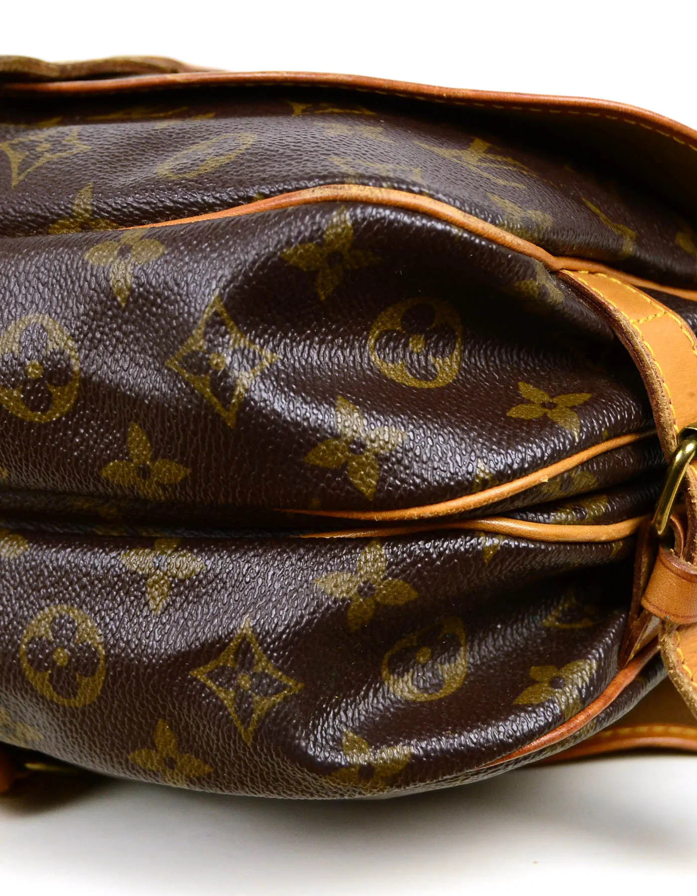Louis Vuitton Monogram Saumur 30 Double Saddle Messenger Bag