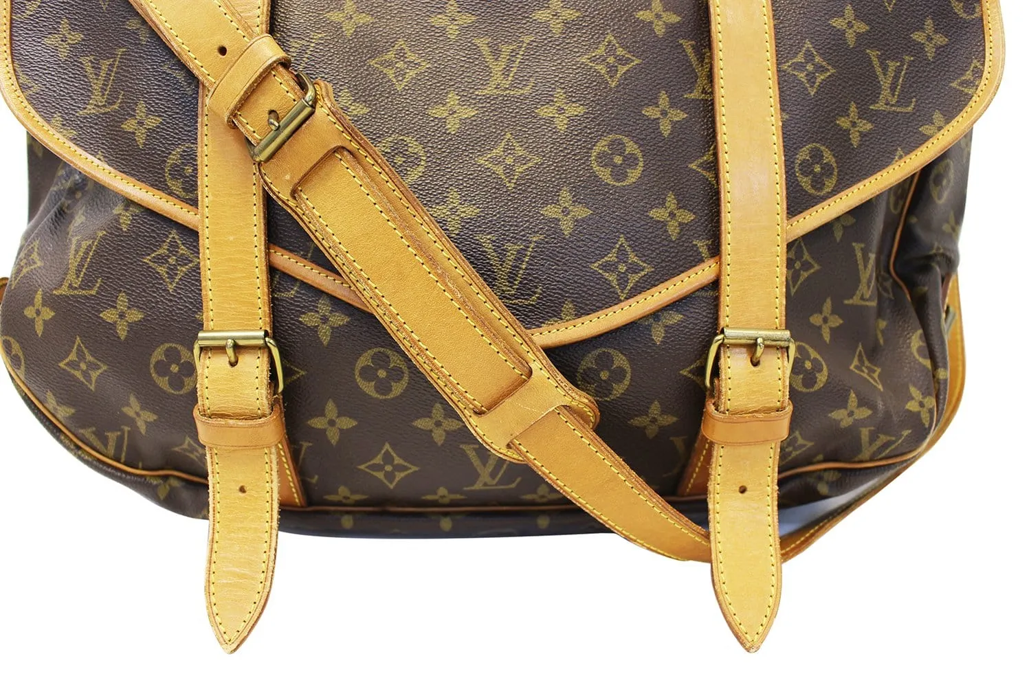 LOUIS VUITTON Monogram Saumur 43 Shoulder Bag