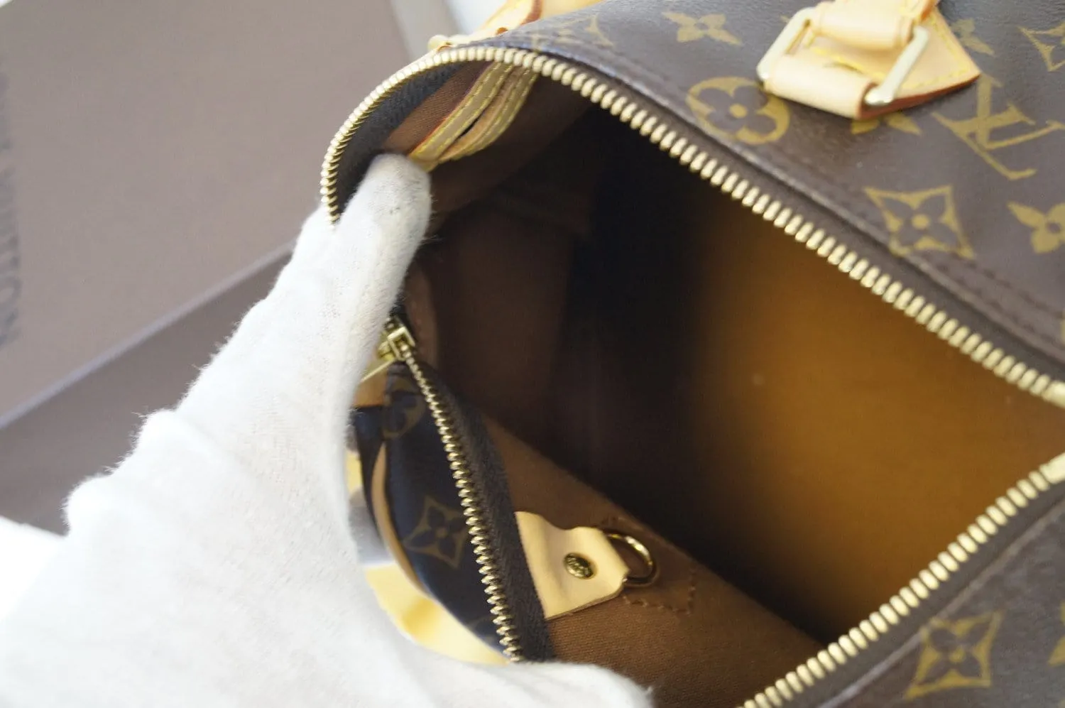 LOUIS VUITTON Monogram Speedy 25 HandBag
