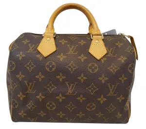 LOUIS VUITTON Monogram Speedy 25 HandBag
