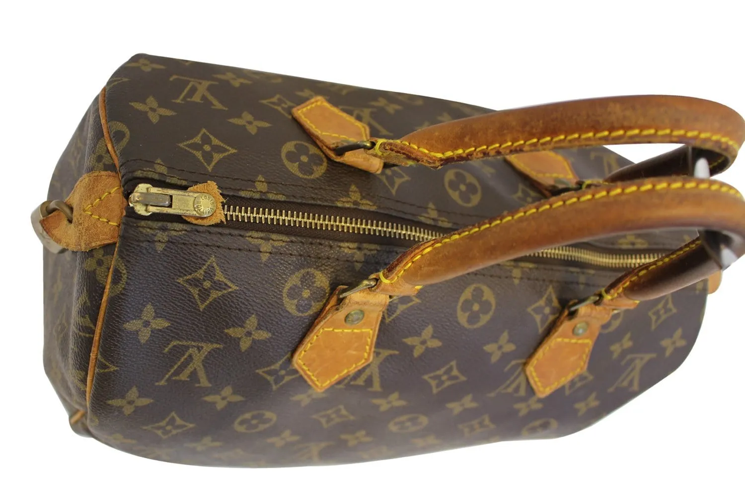 LOUIS VUITTON Monogram Speedy 30 Satchel Handbag