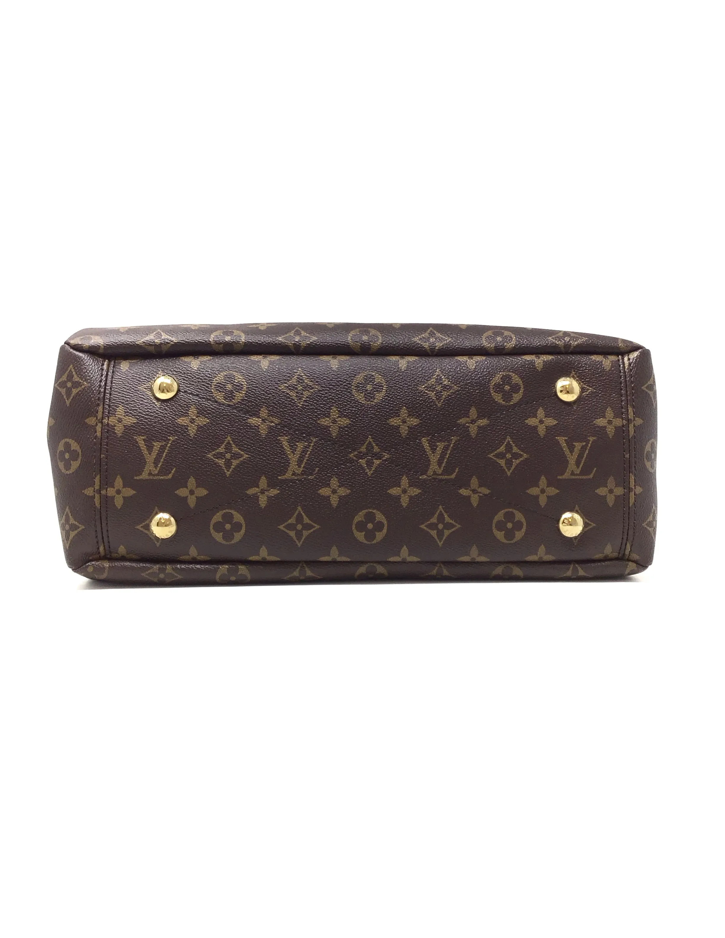 Louis Vuitton Monogram/Red '15 'Pallas' MM W/Strap