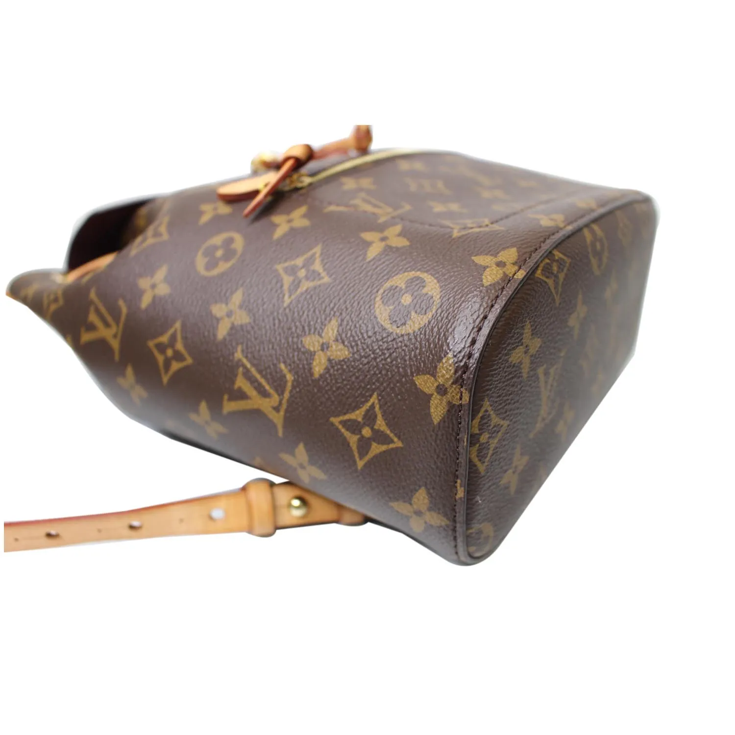 LOUIS VUITTON Montsouris NM Monogram Canvas Backpack Bag Brown