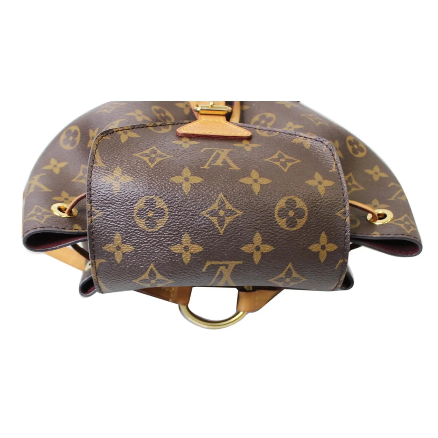 LOUIS VUITTON Montsouris NM Monogram Canvas Backpack Bag Brown